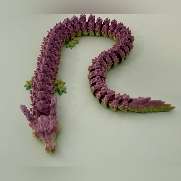 Articulated Dragon 3D Printed Toy - Picture 2 of 8